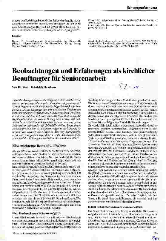 Vorschauseite 4: Häusliche Altenpflege und Familienmedizin