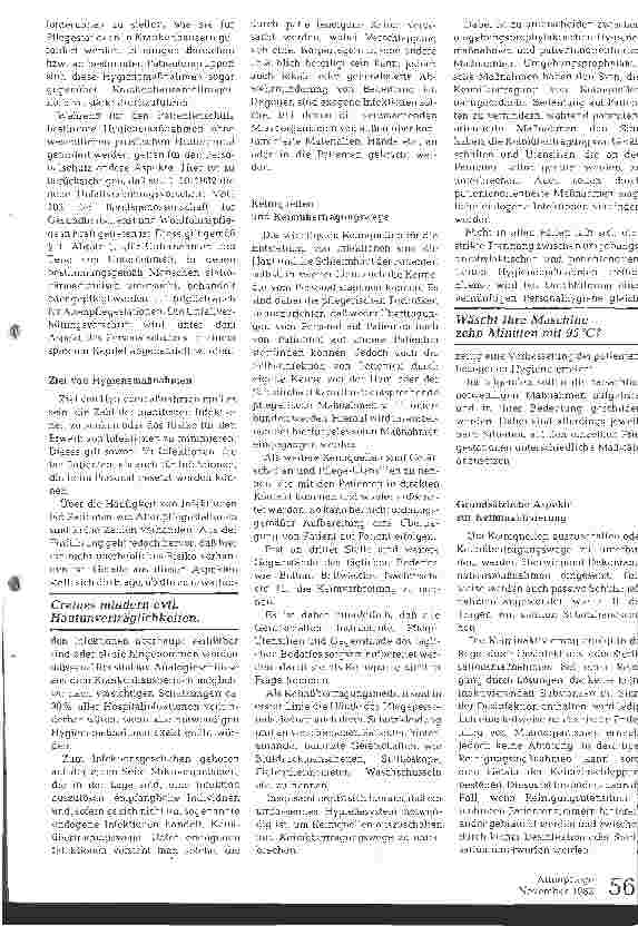 Vorschauseite 2: Hygienemaßnahmen auf Pflegestationen (I)