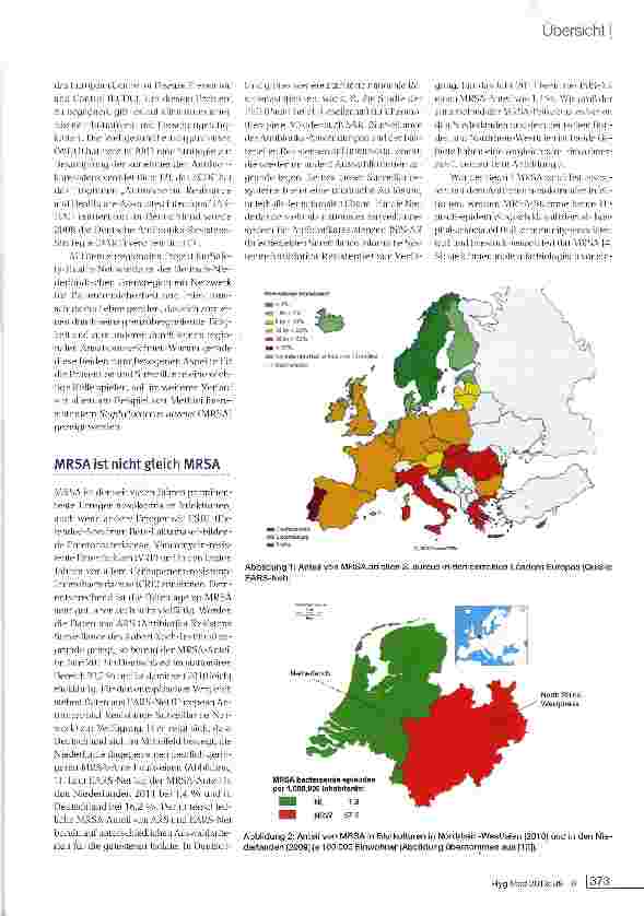 Vorschauseite 2: Prävention und Surveillance von MRSA in der Grenzregion Deutschland-Niederlande