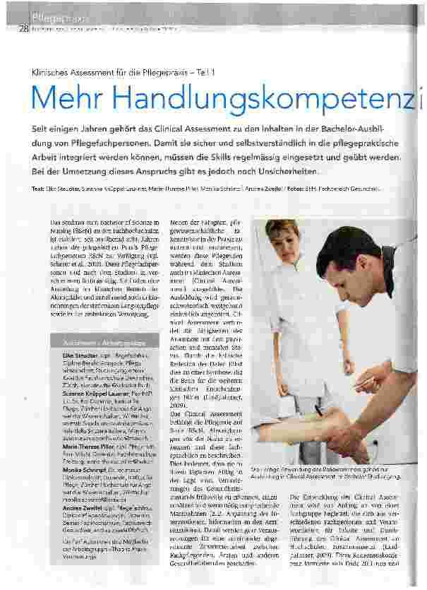 Vorschauseite 1: Klinisches Assessment für die Pflegepraxis - Teil 1 Mehr Handlungskompetenz in der Praxis