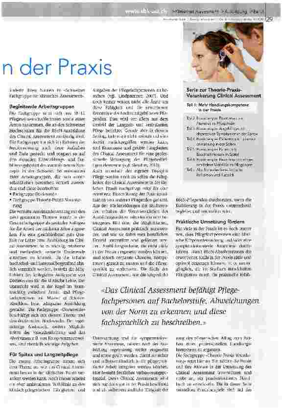 Vorschauseite 2: Klinisches Assessment für die Pflegepraxis - Teil 1 Mehr Handlungskompetenz in der Praxis