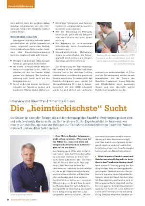 Vorschauseite 2: Betriebsinterne Angebote zur Tabakentwöhnung Endlich rauchfrei!