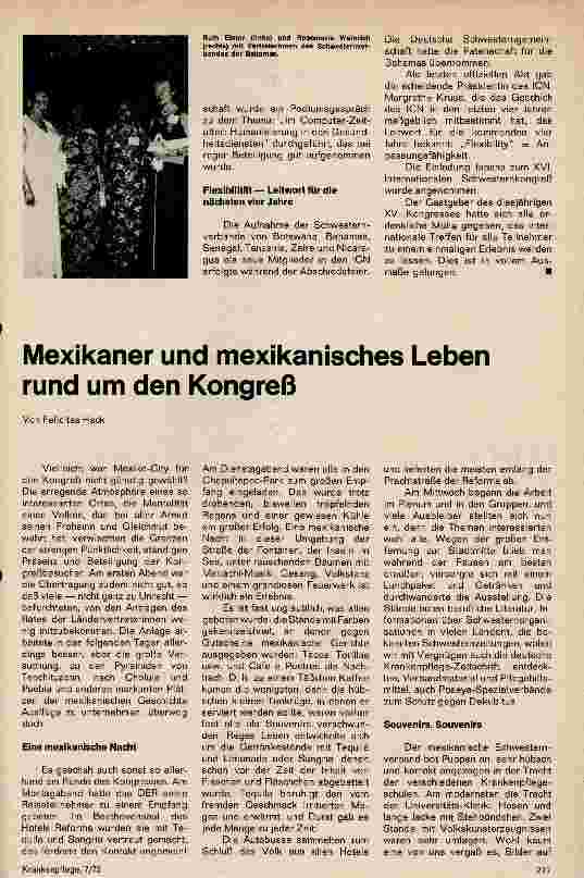 Vorschauseite 1: Die Ausbildung der Krankenschwester in Mexiko