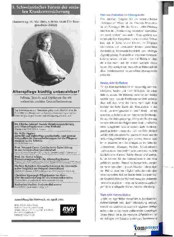 Vorschauseite 2: Triple AAA-Kommunikation, Perception-Management und Zahnpasta