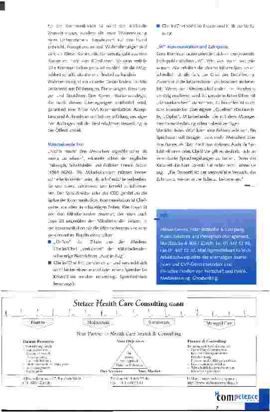 Vorschauseite 3: Triple AAA-Kommunikation, Perception-Management und Zahnpasta