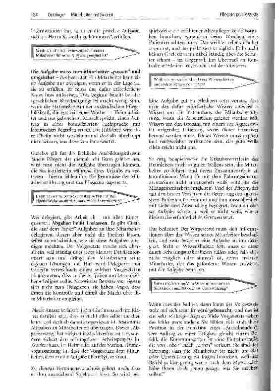 Vorschauseite 3: Mitarbeiter motivieren (Teil 3) Durch leistungsorientiertes Personal zu neuer Pflegequalität