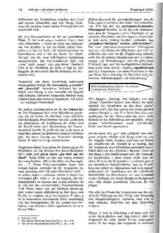 Vorschauseite 5: Mitarbeiter motivieren (Teil 3) Durch leistungsorientiertes Personal zu neuer Pflegequalität
