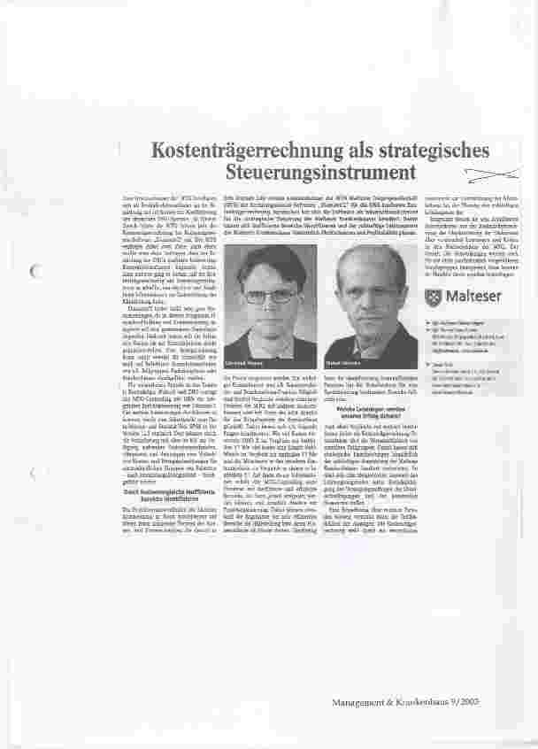 Vorschauseite 1: Kostenträgerrechnung als strategisches Steuerungsinstrument