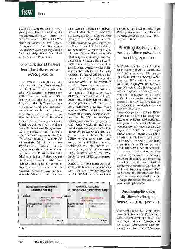Vorschauseite 3: Unterfinanzierung der Intensivmedizin im deutschen DRG-System Die Auwirkungen des Kompressionseffektes werden unterschätzt