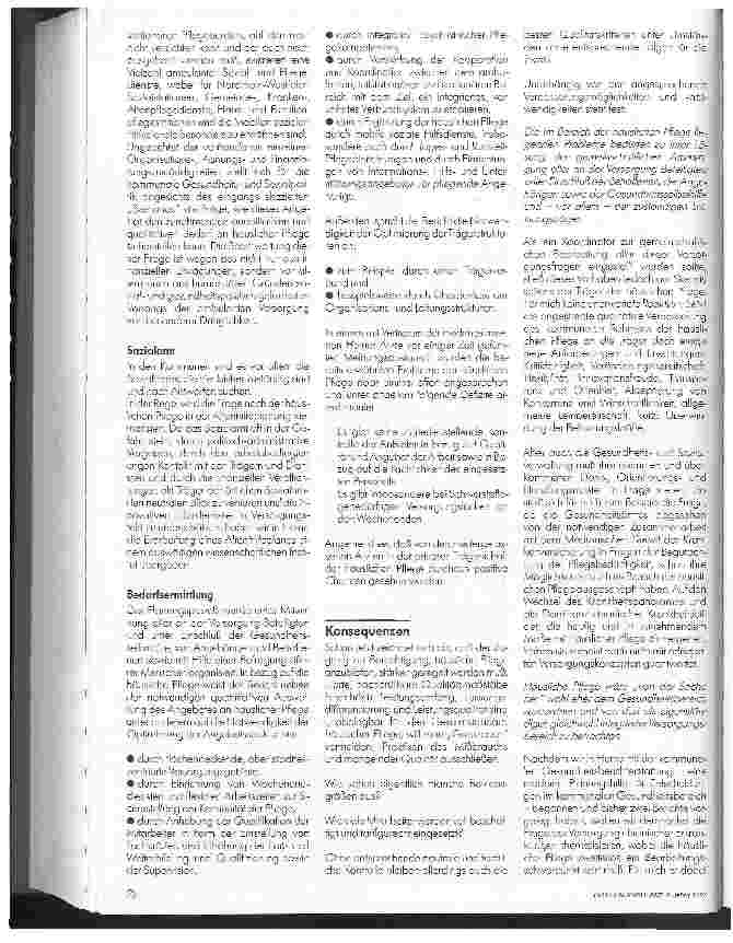Vorschauseite 2: Qualität der Pflege zu Hause aus Kommunaler Sicht