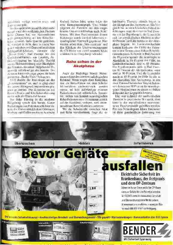 Vorschauseite 2: Wir stehen unter Legitimationsdruck Neurozentrum Bad Zwesten