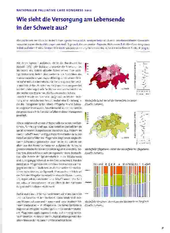Vorschauseite 1: Wie sieht die Versorgung am Lebensende in der Schweiz aus?