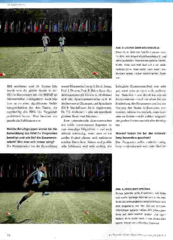 Vorschauseite 5: Verletzungsprävention im Fußball