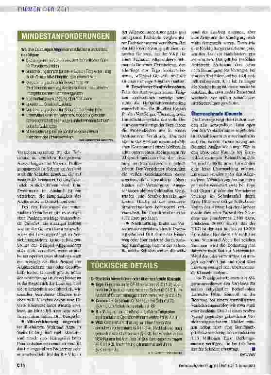 Vorschauseite 3: Der Markt schrumpft weiter
