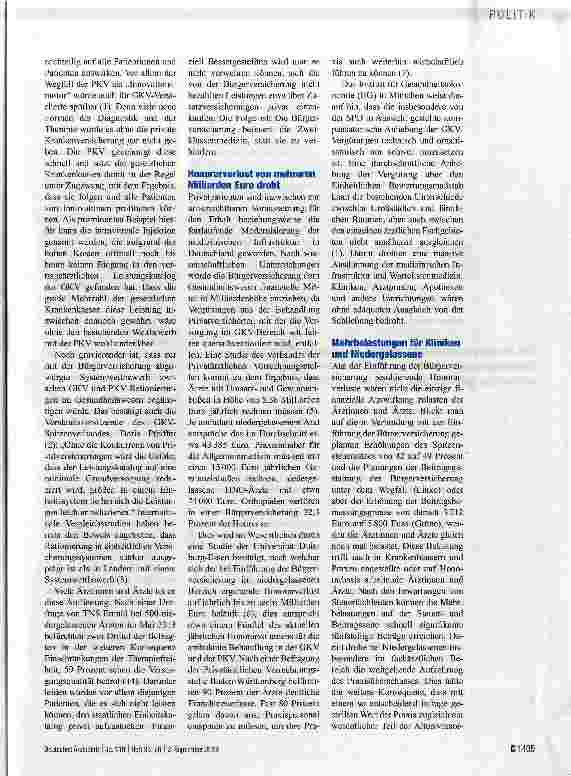 Vorschauseite 2: Zu Risiken und Nebenwirkungen fragen Sie bitte Ihren Politiker...