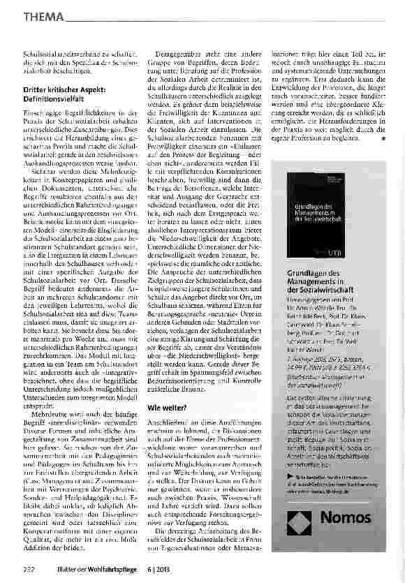 Vorschauseite 3: Für ein geschärftes Profil der Sozialen Arbeit