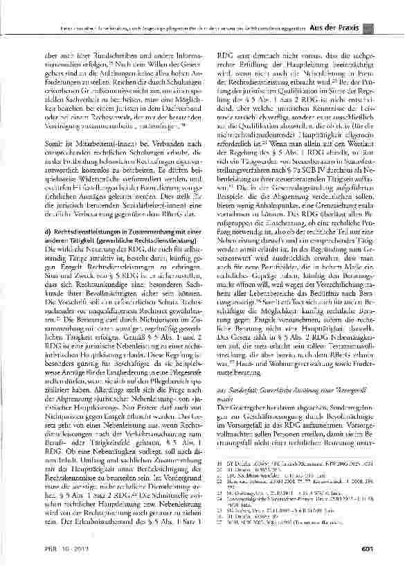 Vorschauseite 4: Sozialrechtliche Beratung durch Angehörige pflegender Berufe in den Grenzen des Rechtsdienstleistungsgesetzes