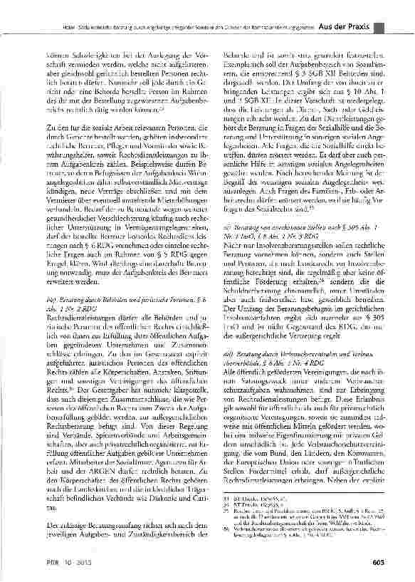 Vorschauseite 6: Sozialrechtliche Beratung durch Angehörige pflegender Berufe in den Grenzen des Rechtsdienstleistungsgesetzes