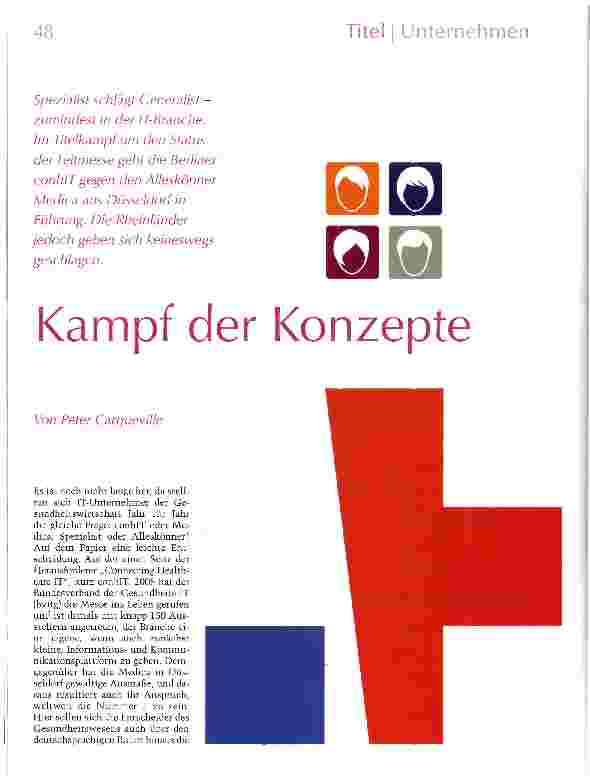 Vorschauseite 1: Kampf der Konzepte