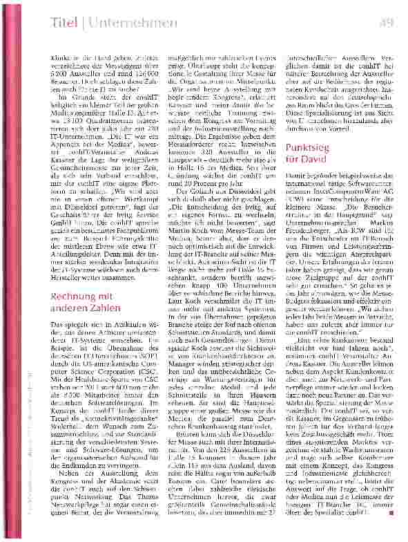 Vorschauseite 2: Kampf der Konzepte