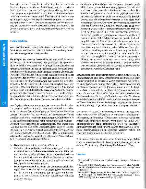 Vorschauseite 2: Spezielle Herausforderungen an die Pflegekräfte im Rahmen einer psychotherapeutischen tagesklinischen Behandlung von Patienten mit Persönlihckeitsstörungen