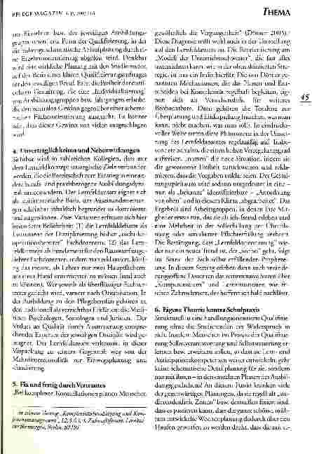 Vorschauseite 2: Acht kritische Thesen Der Lernfeldansatz und seine Zubereitung - köstlich oder ungenießbar?