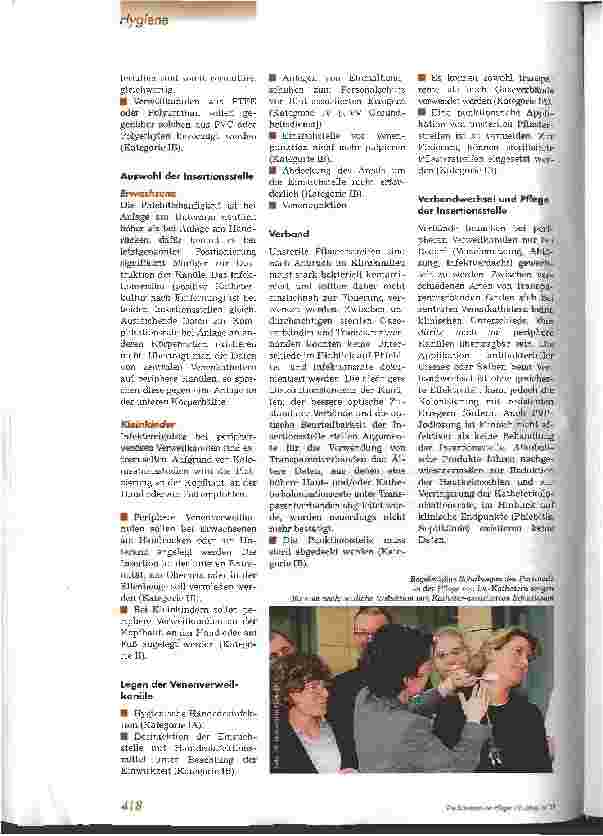 Vorschauseite 2: Prävention Gefäßkatheder-assoziierter Infektionen