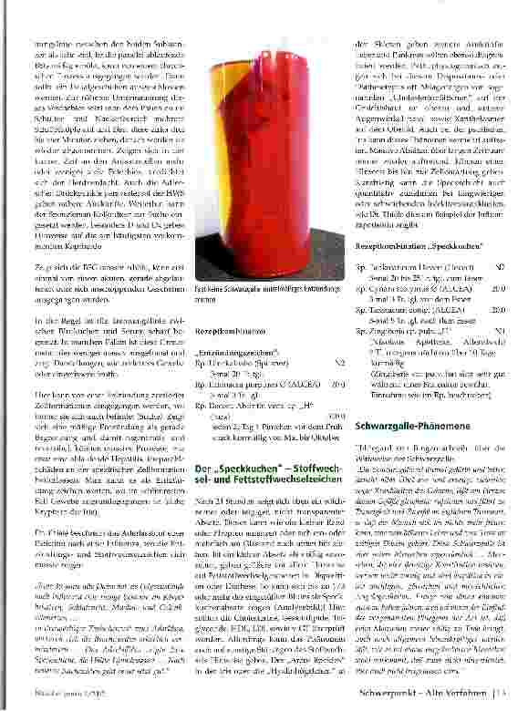 Vorschauseite 4: Aderlassanalysen