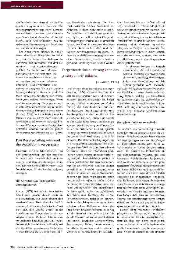 Vorschauseite 4: Eine Zeit der Veränderung: Der Berufseinstieg in der Gesundheitsund Krankenpflege