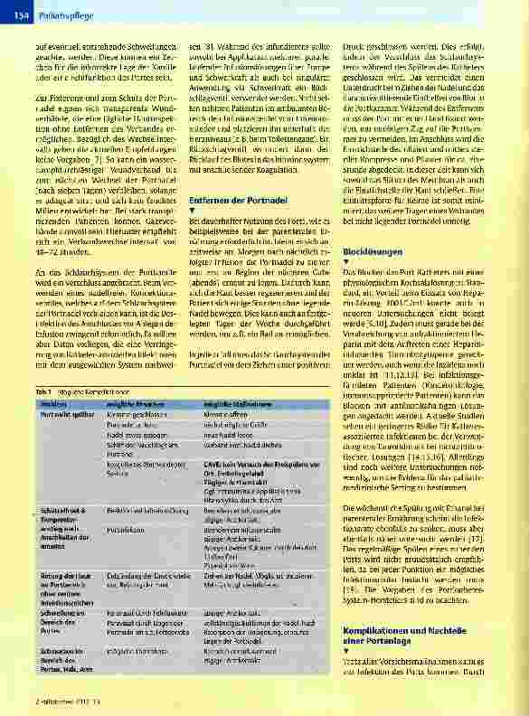 Vorschauseite 3: Versorgung von Portsystemen aus pflegerischer Sicht