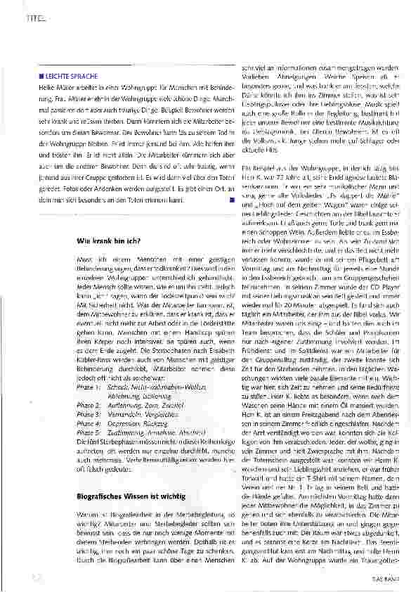 Vorschauseite 2: In Würde sterben