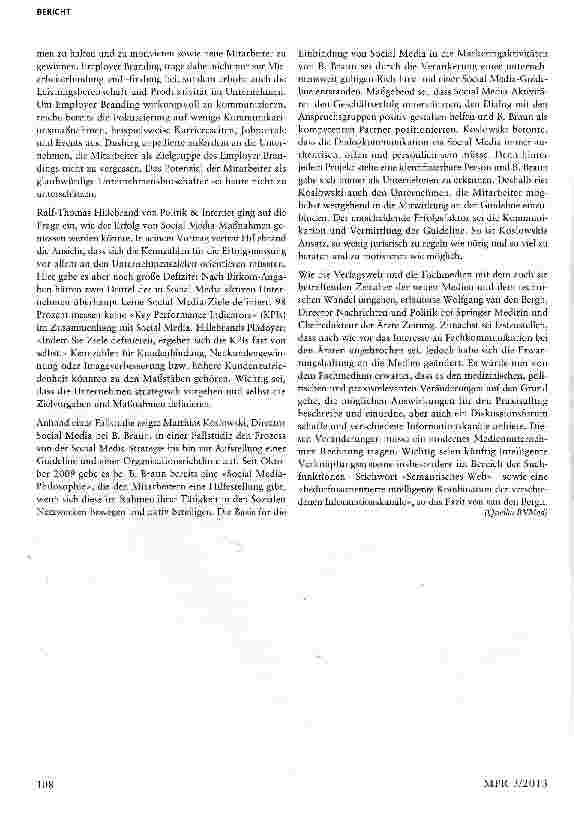 Vorschauseite 3: „Mehr Vertrauen in Medizinprodukte durch verständliche und kontinuierliche Kommunikation -MedTech-Kommunikationskonferenz des BVMed in Berlin