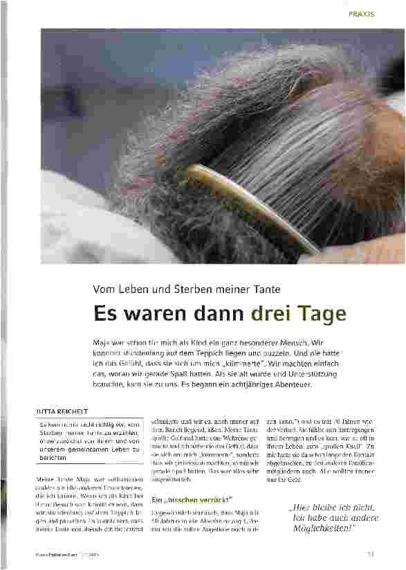 Vorschauseite 1: Es waren dann drei Tage