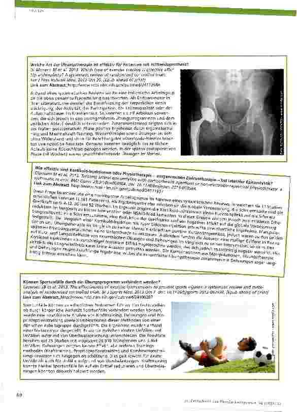 Vorschauseite 3: Evidenz-Update für die Physiotherapie