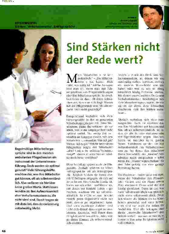 Vorschauseite 1: Sind Stärken nicht der Rede wert?