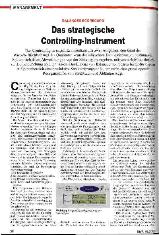 Vorschauseite 1: Das strategische Controlling-Instrument