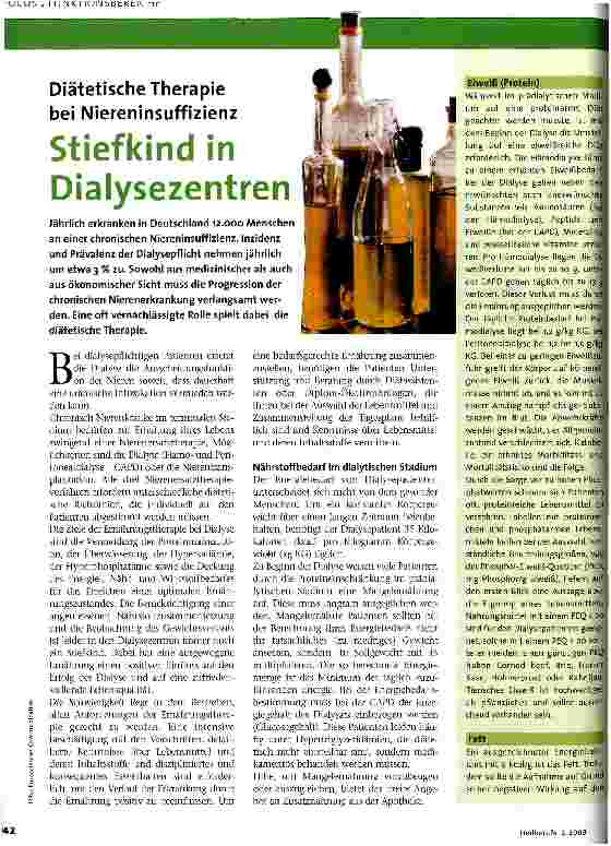 Vorschauseite 1: Stiefkind in Dialysezentren