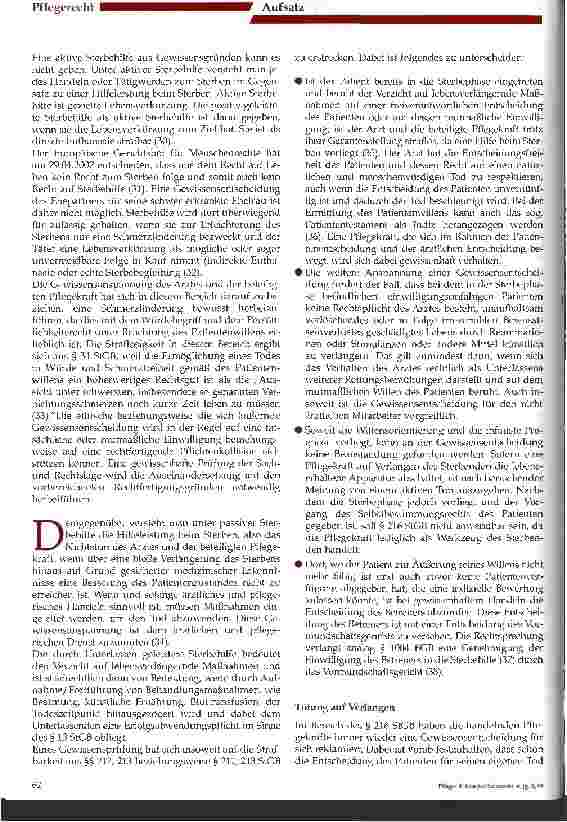Vorschauseite 6: Pflege und Gewissensfreiheit
