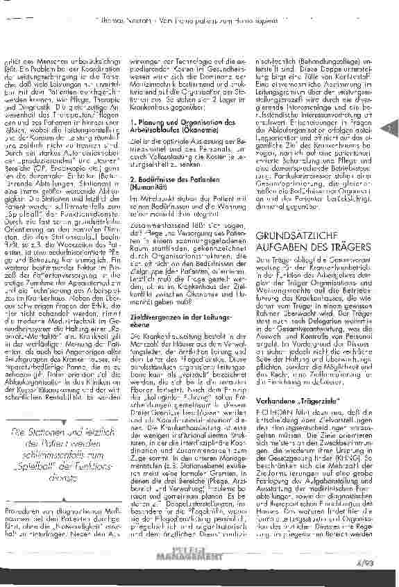 Vorschauseite 3: Vom Homo Patiens zum Homo Sapiens oder Wie ein Patient zum Menschen wird Wege zu einem gemeinsamen Ziel in Krankenhäusern