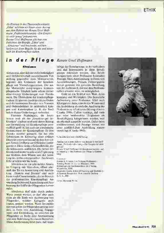 Vorschauseite 2: Ethik in der Pflege Auszug aus einem Referat