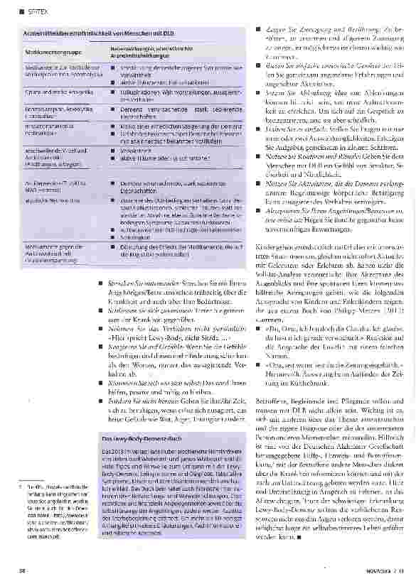 Vorschauseite 3: Lewy-Body - eine Demenz wie jede andere?