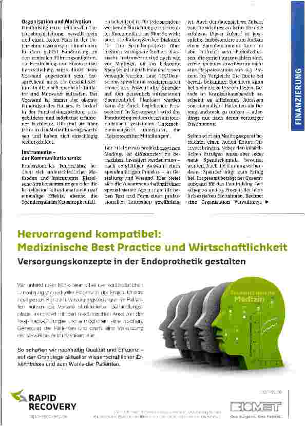 Vorschauseite 3: Fundraising im Sozial-und Gesundheitswesen