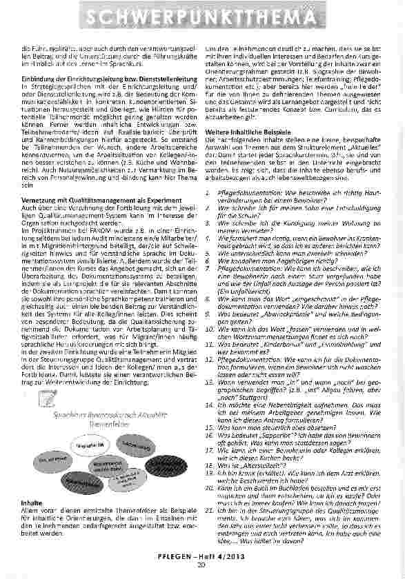 Vorschauseite 3: ARBEITSPLATZORIENTIERTE KOMMUNIKATION - mehr als Sprechen, Schreiben, Lesen! ?