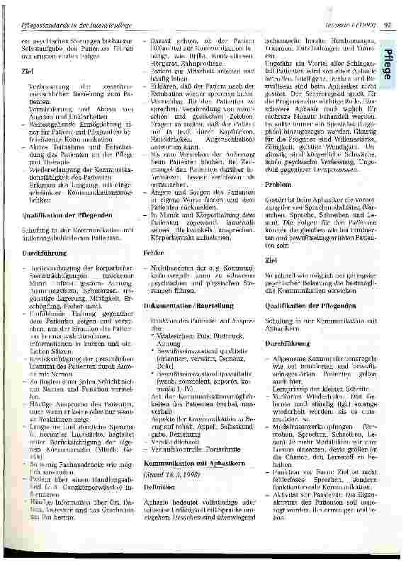 Vorschauseite 3: Pflegestandards in der Intensivpflege