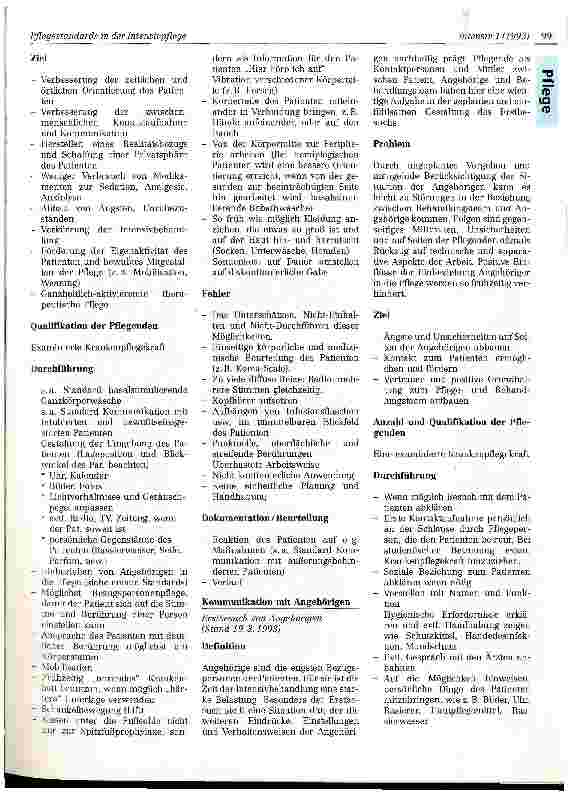 Vorschauseite 5: Pflegestandards in der Intensivpflege