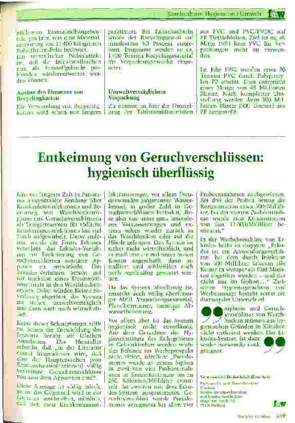 Vorschauseite 3: Umweltschutz durch beispielhafte Verpackungsoptimierung