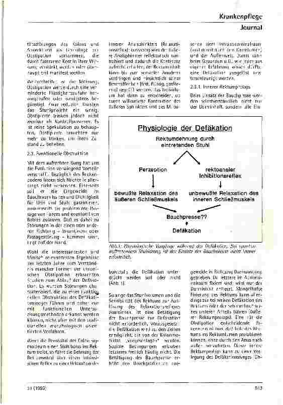 Vorschauseite 2: Ursachen, Klinik und Therapie der chronischen Obstipation Aus der Med.Klinik des Klinikums Innenstadt der Ludw-Max.Uni München