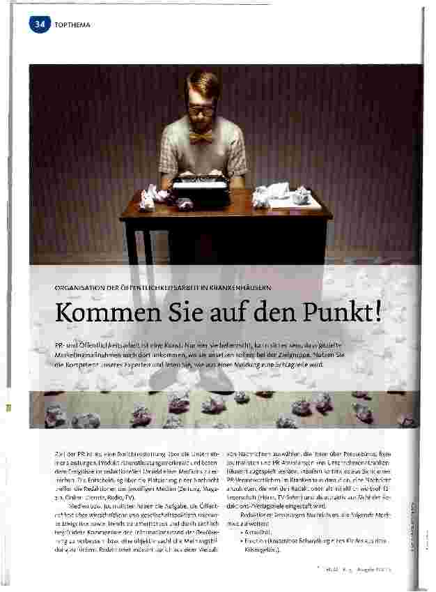 Vorschauseite 1: Kommen Sie auf den Punkt!