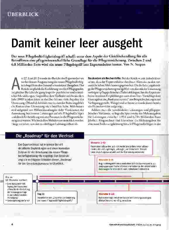Vorschauseite 1: Damit keiner leer ausgeht