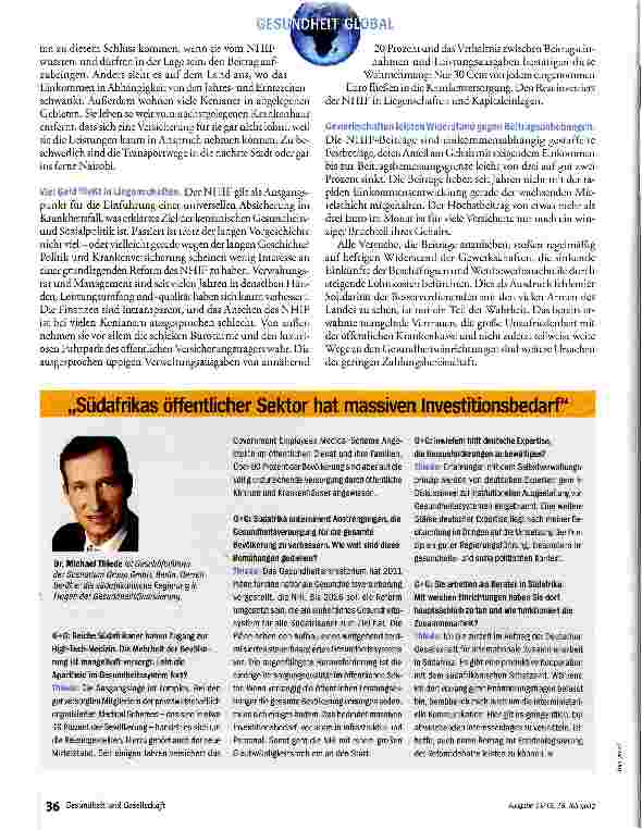 Vorschauseite 6: Sozialsysteme fördern Wachstum